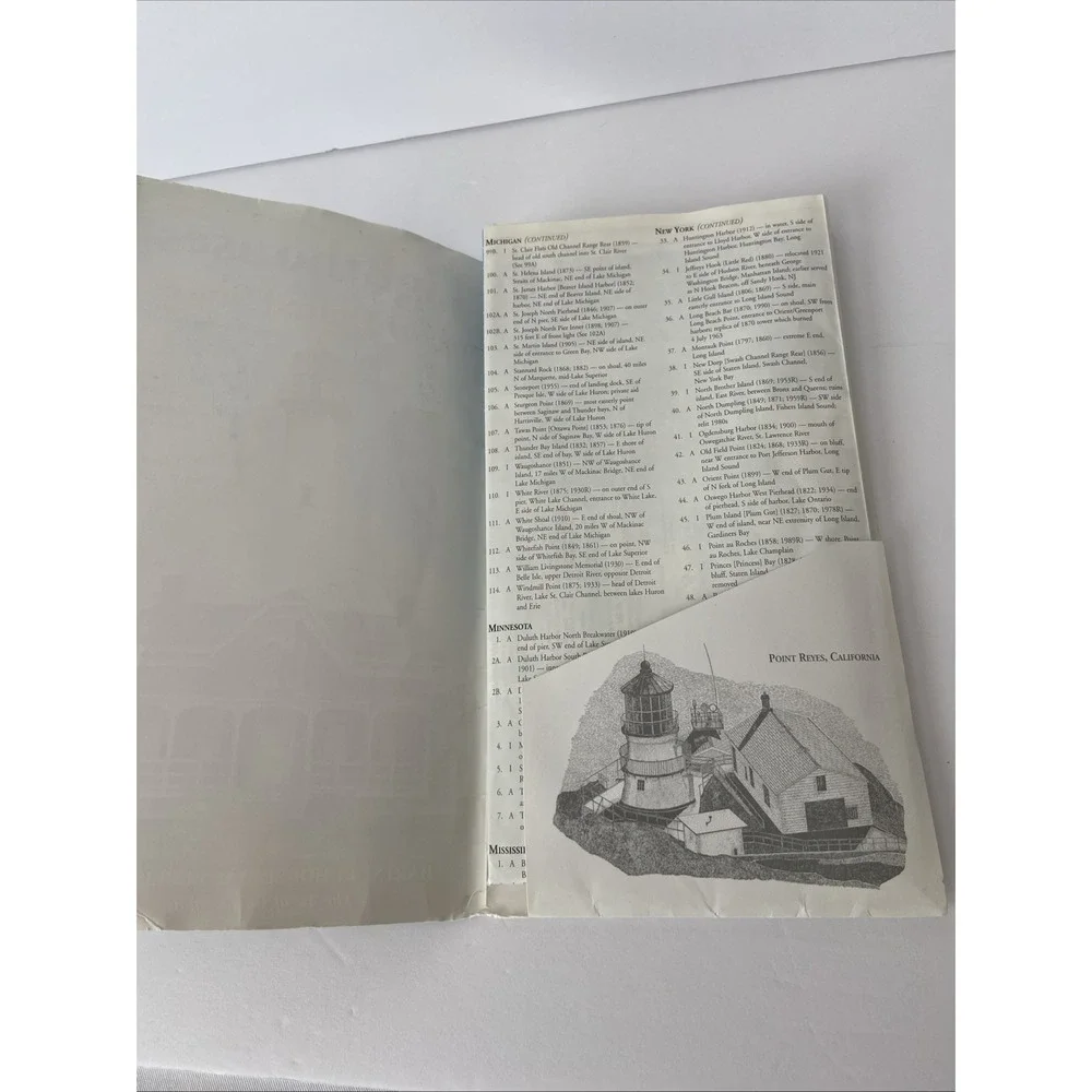 Lighthouses Of‎ The United States Map Second Edition